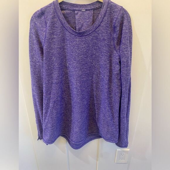 Lululemon Tuck & Flow Bruised Berry Long Sleeve - Picture 3 of 8